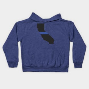 California Thin Blue Line Kids Hoodie